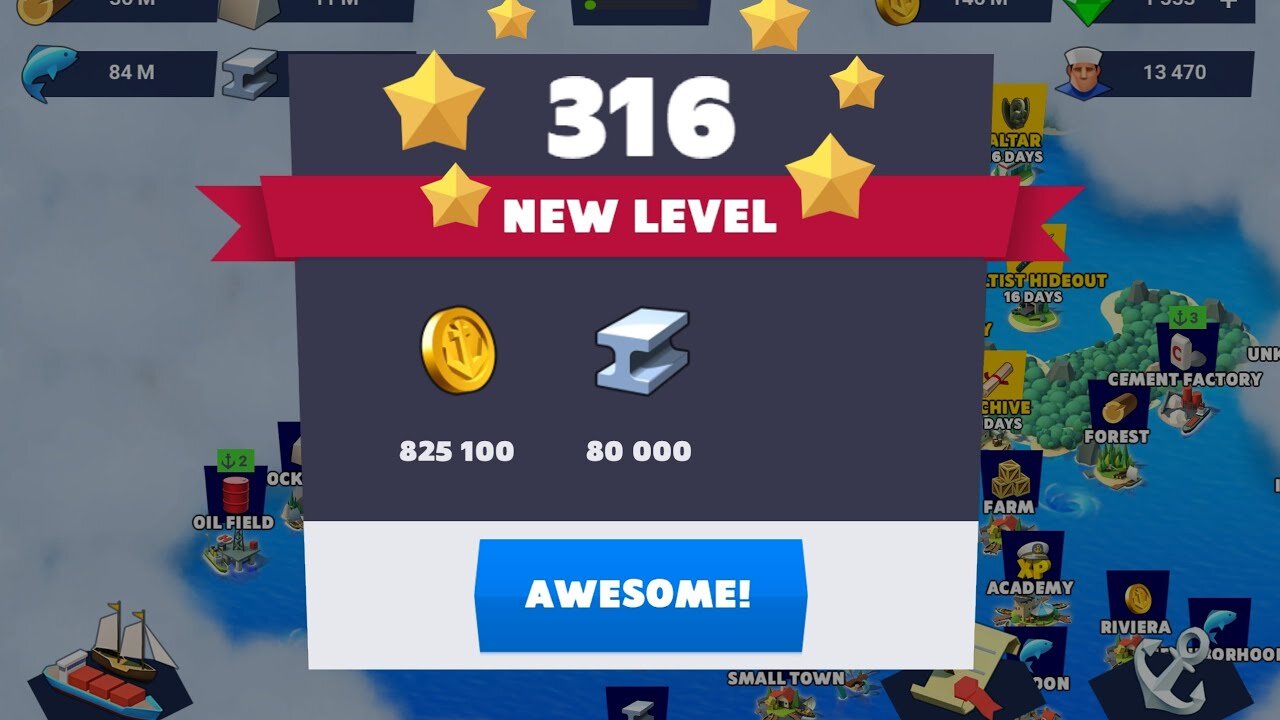 Seaport Level 315 gameplay