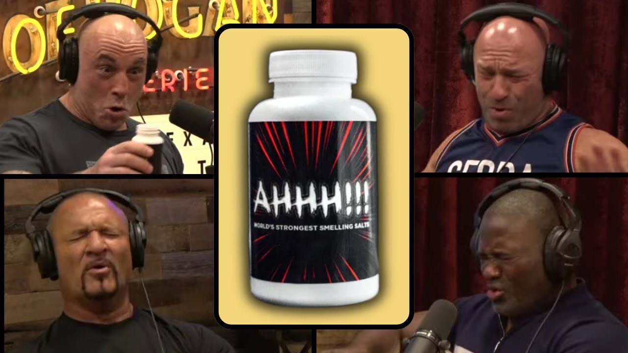 Joe Rogan And The Boys Killing Brain Cells With Smelling Salts!