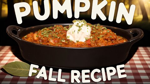Pumpkin LOVERS Favorite Fall Chili Recipe