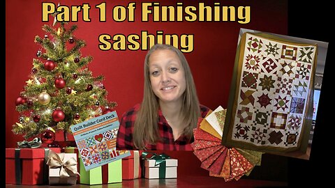Sashing a quilt :Vlogmas 2025 Quilt Blocks #vlogmas #kimdeilh #love #sewingtip