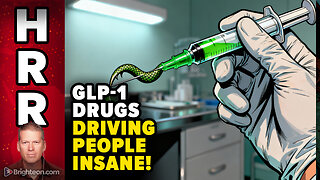 GLP-1 Weight Loss Drugs Linked to SHOCKING Increase in Psychiatric Disorders, Depression...