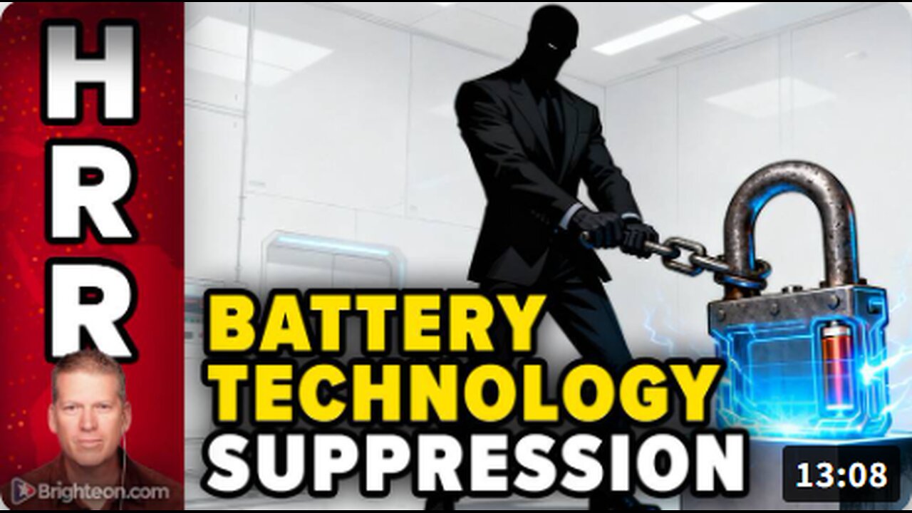 Is Breakthrough Battery Technology Being Suppressed to Enforce ENERGY SCARCITY?