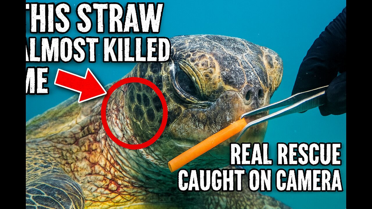 A Straw in Its Nose: The Harsh Reality of Ocean Waste