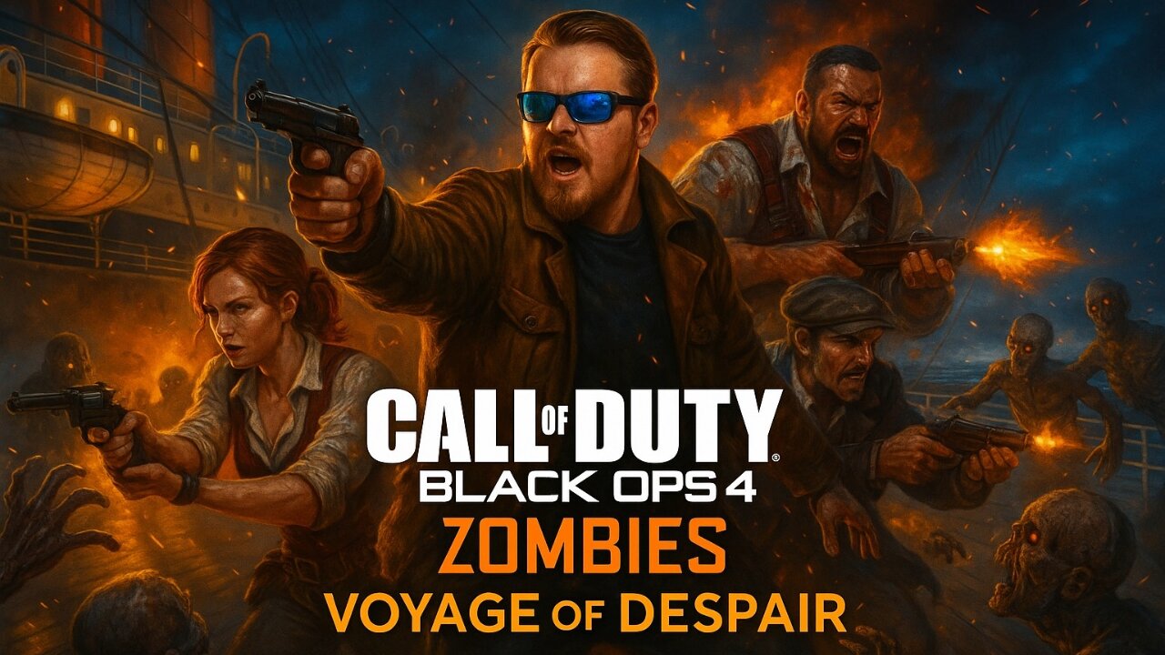 🔴LIVE - BLACK OPS 4 ZOMBIES - VOYAGE OF DESPAIR EE
