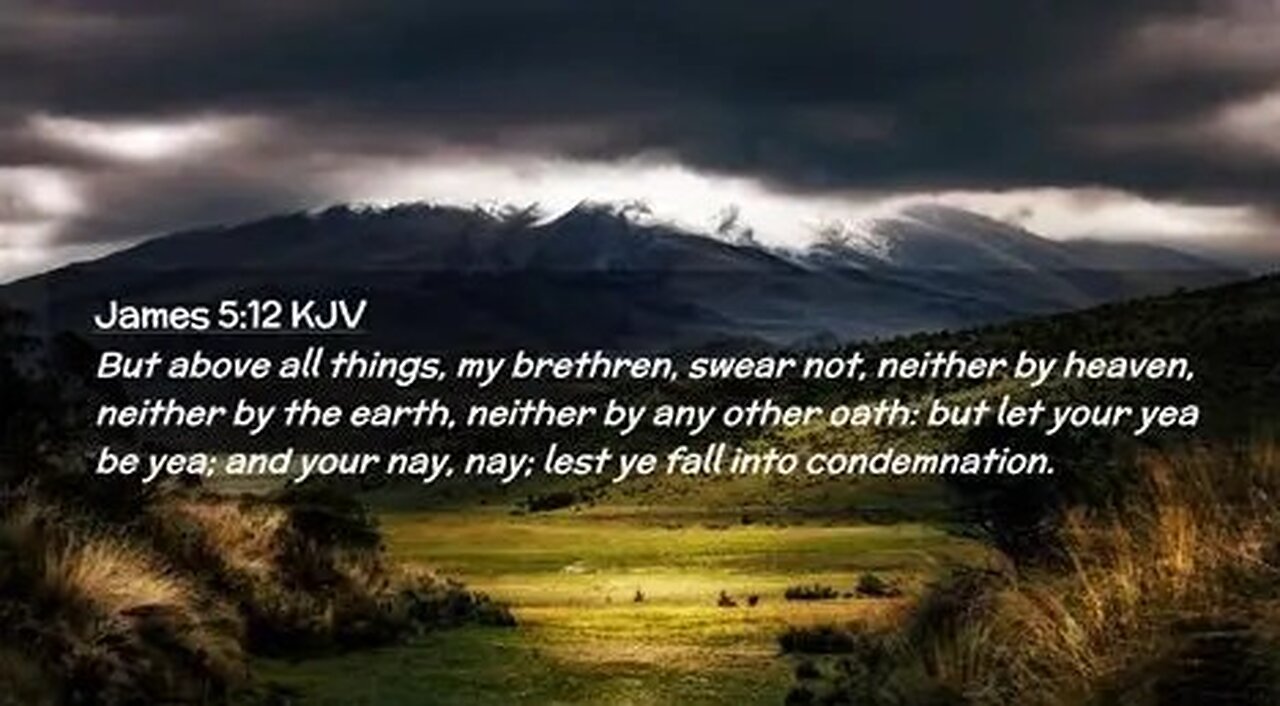 Oaths and Condemnation James 5:11-12 with Dr. Tom Knotts, Jr.