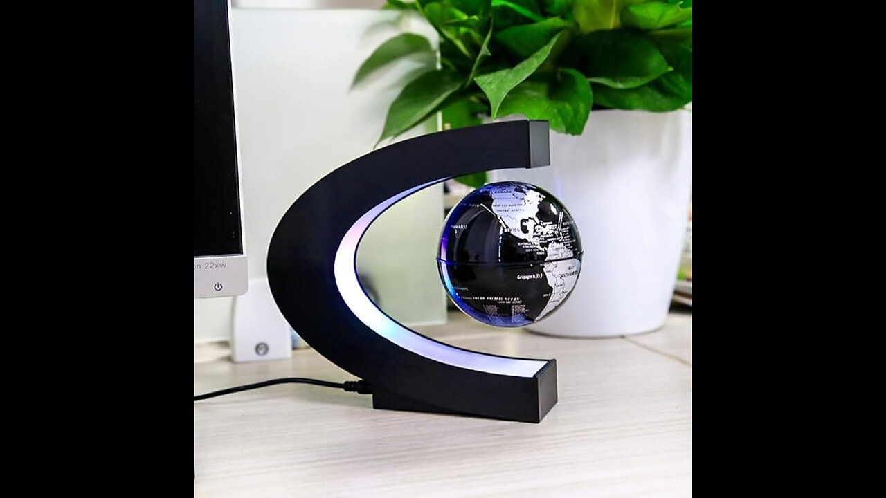 Magnetic Levitating Globe with LED Light