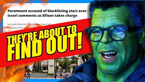 Hollywood is Going to FIND OUT! Paramount Has a BLACKLIST?! | Clownfish TV