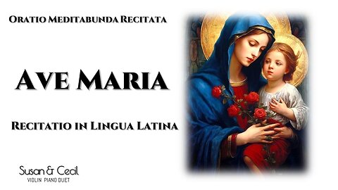 🙏 [Prayer] Ave Maria (Latina) | Latin Prayer (10x Prayer Recitation)