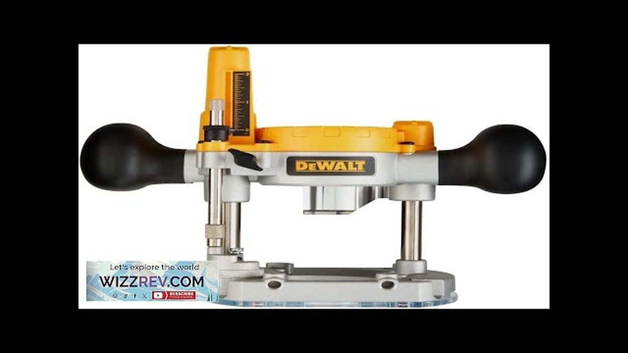 DEWALT Plunge Base For Compact Router Steel Rods for Smooth Plunge Stroke Review