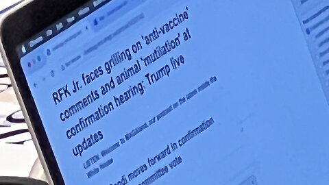 Exposed! Fake News Pre-Craft Smear Headlines Targeting RFK Jr. Before Confirmation Hearing Begins