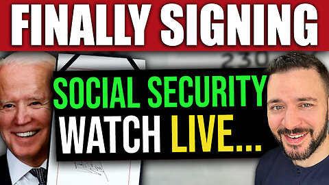 LIVE: Biden Signs! INCREASE to Social Security… Fairness Act (SSI SSDI VA SSA 2025 COLA)