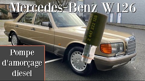 Mercedes-Benz W126 300SD - Pompe d´amorçage diesel replacement
