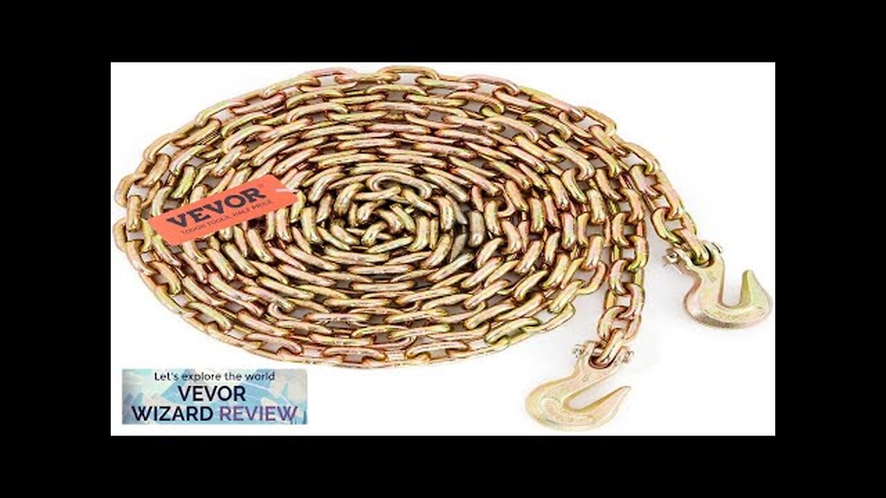 VEVOR Transport Binder Chain 7100 lbs Working Load Limit 3/8'' x 20' Review