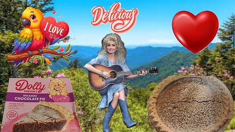 REVIEWING A NEW DOLLY PARTON CHOCOLATE PIE FOR DESSERT!