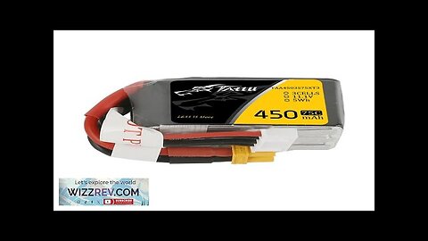 TATTU 3S 11.1V 450mAh 75C 3S1P Lipo Battery XT30 Plug for 90mm Review