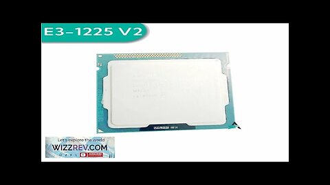 Xeon E3-1225 v2 E3 1225v2 E3 1225 v2 3.2 GHz Quad-Core Quad-Thread Review