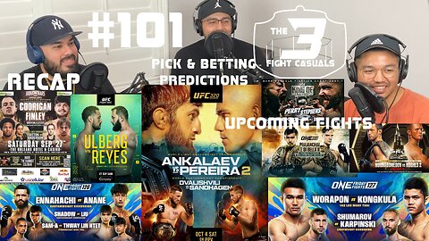 The3 Fight Casuals #101 UFC 320 Magomed Ankalaev vs Alex Pereira 2 PICK & BETTING PREDICTIONS