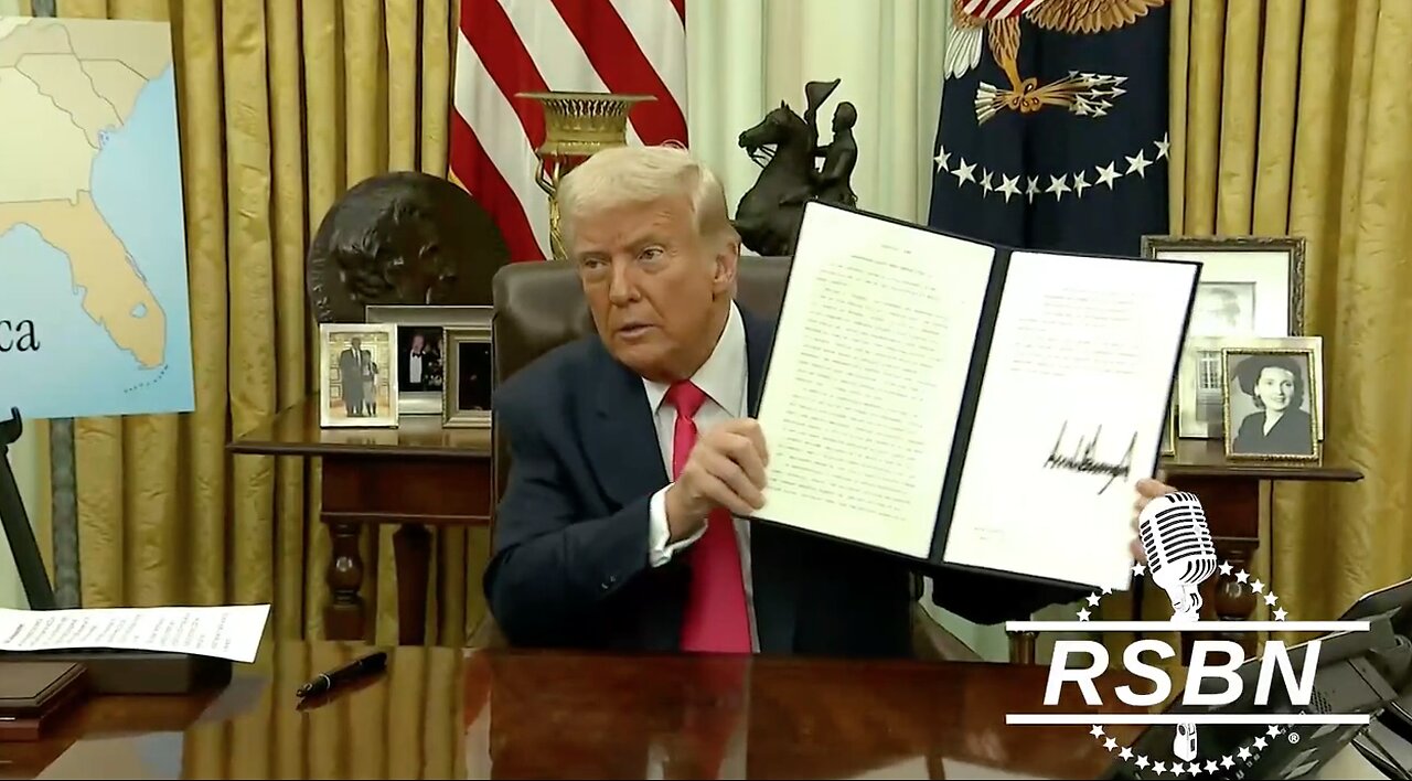 WATCH: President Trump Signs Executive Orders in the Oval Office - 3/6/25