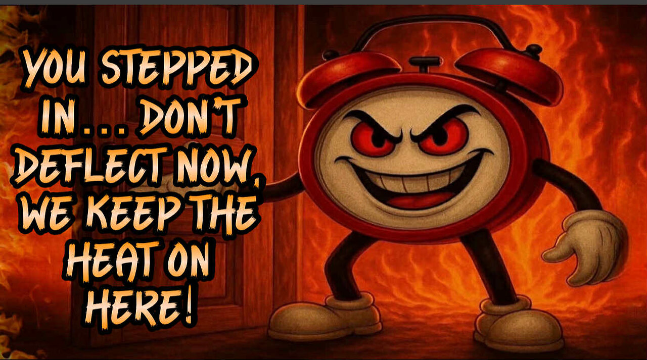 You stepped in… don’t deflect now, we keep the heat on here!