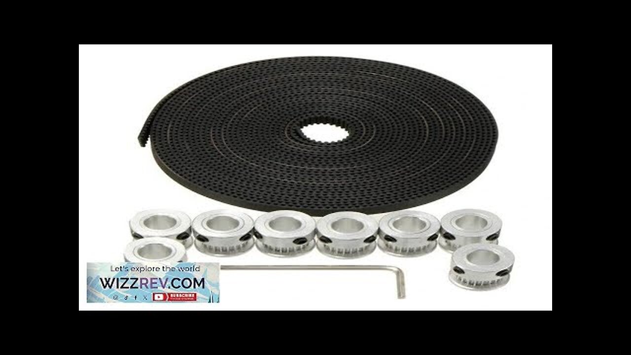 20T GT2 Aluminium Timing Pulley 2GT 5M Belt For RepRap Prusa Mendel Review