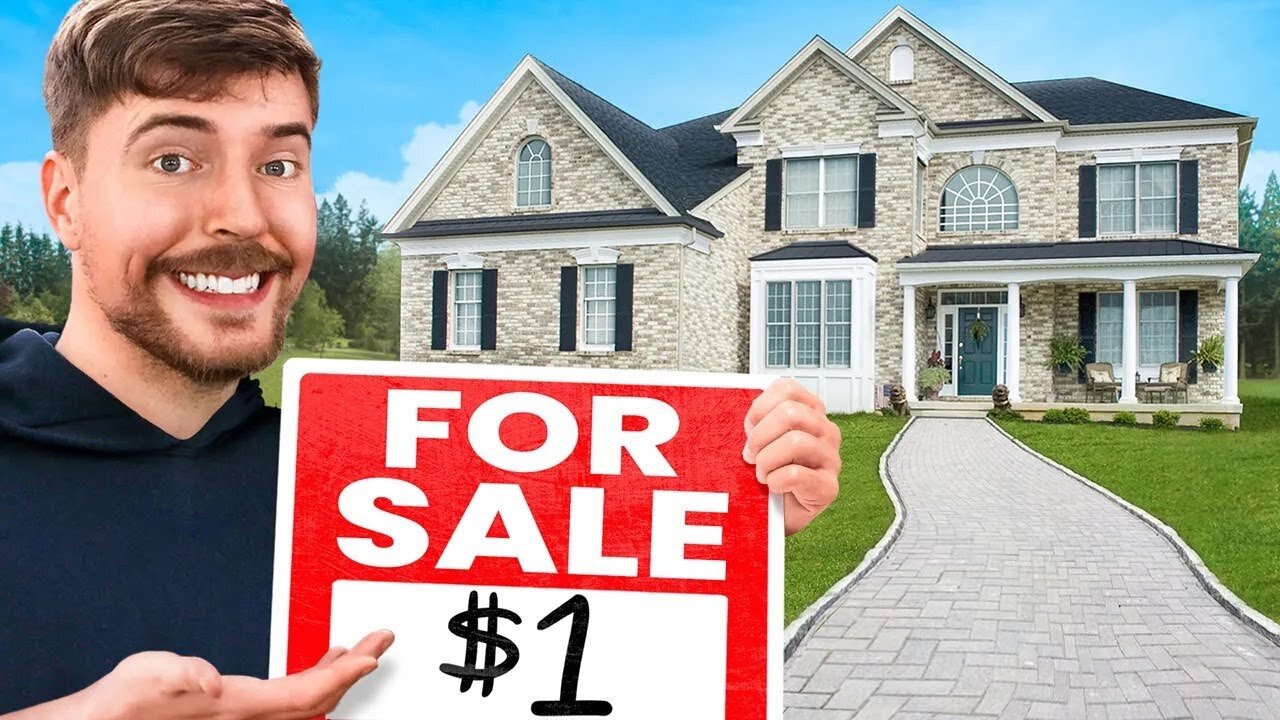 I Sold My House In 1$! #viral #trending #mr.beast