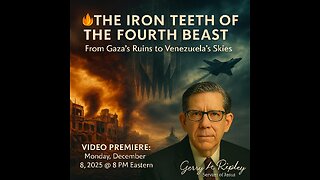 🔥 THE IRON TEETH OF THE FOURTH BEAST — From Gaza’s Ruins to Venezuela’s Skies
