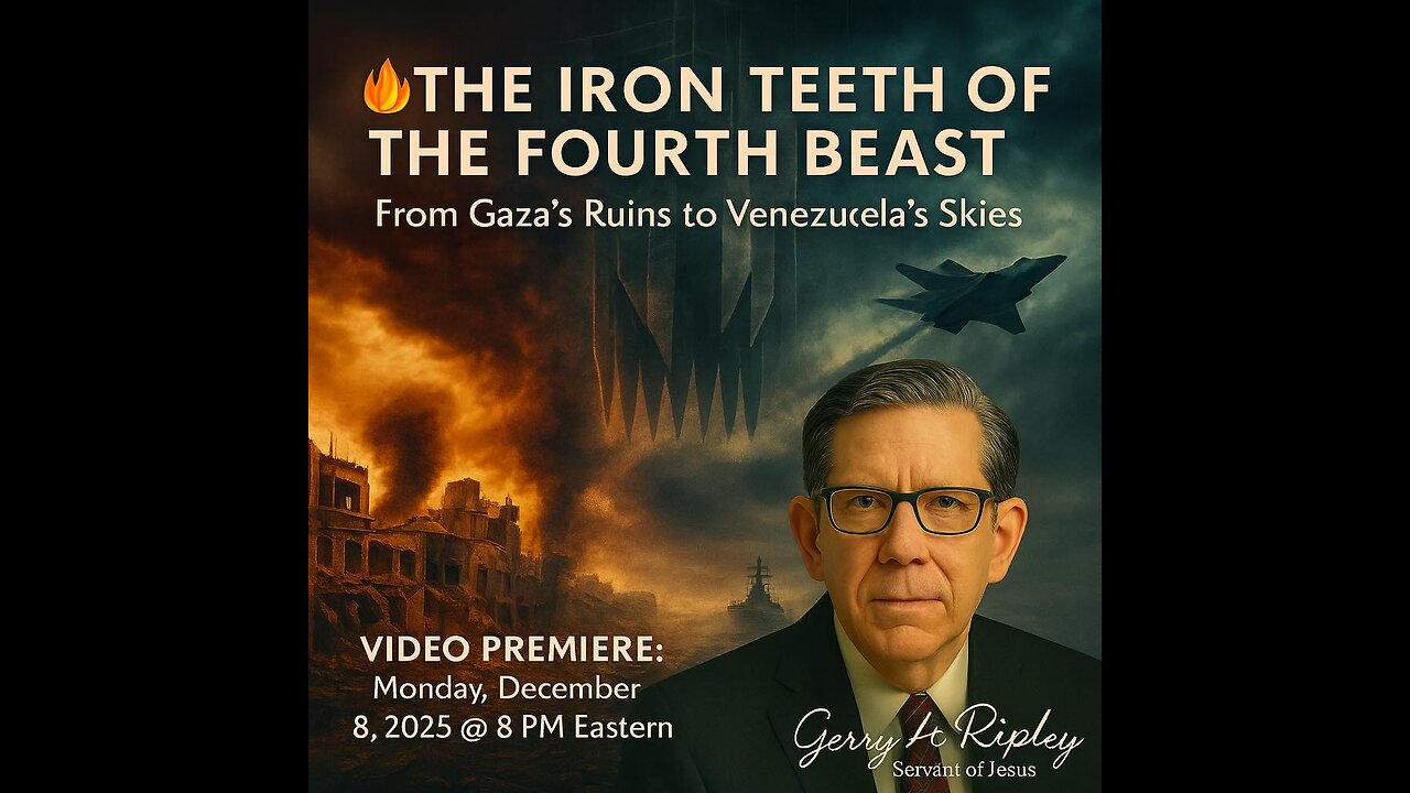 🔥 THE IRON TEETH OF THE FOURTH BEAST — From Gaza’s Ruins to Venezuela’s Skies