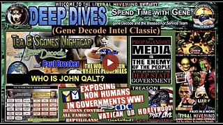 Tea & Scones Nightcap W/ Gene Decode & Paul Brooker - World News Update. WHO IS JOHN QALT?