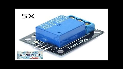 5Pcs 5V Relay 5-12V TTL Signal 1 Channel Module High Level Expansion Review