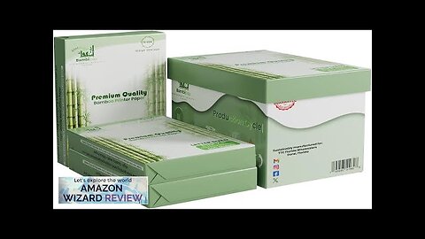 Bamboo Printer Paper 8 1/2” x 11”- 20LB Multipurpose White Paper Review