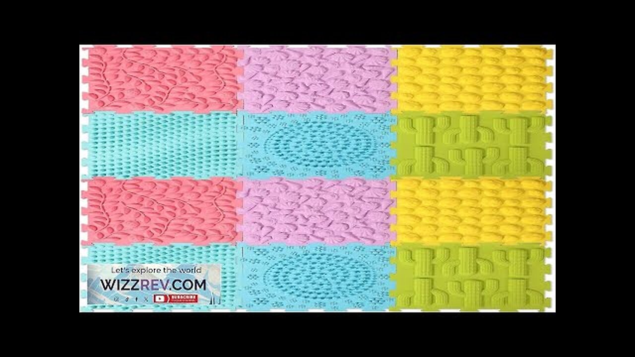 Shappy 12 Pcs Sensory Mats Massage Game Mats for Kids and Adult Review