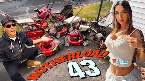 Motherload 43 picking Free Mowers n’ Blowers & other stuff at Robert from Holbrook