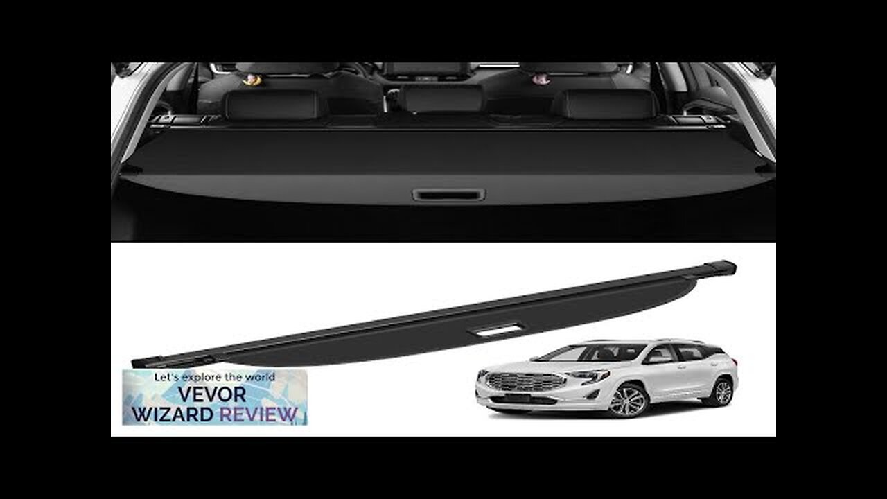 VEVOR Retractable Cargo Cover for GMC Terrain + Chevrolet Equinox 2018-2024 Review