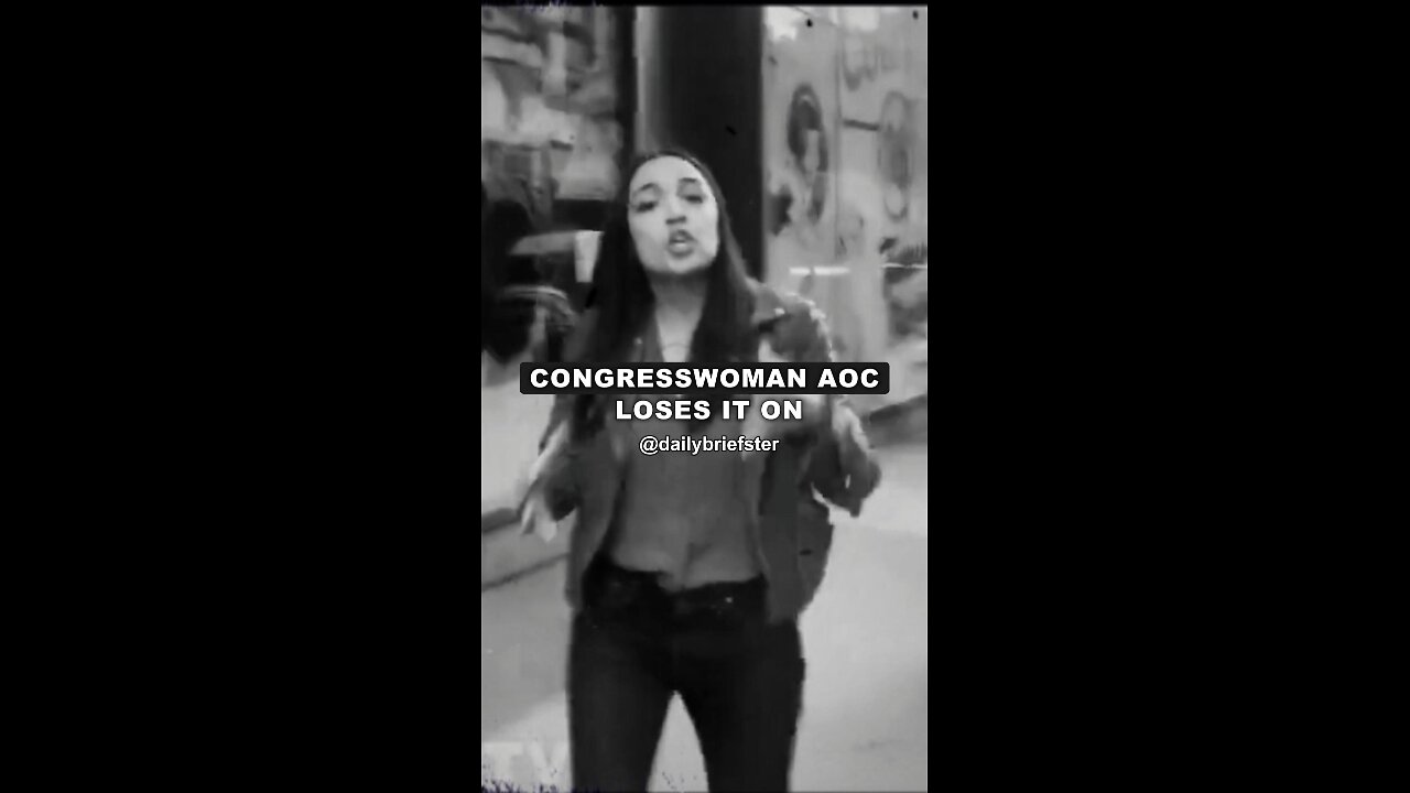 Congresswoman AOC Loses It On The Street #shorts #funny #trending