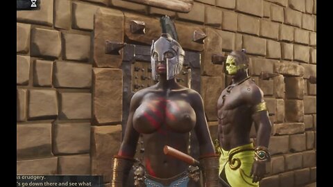 Conan exiles, beginners guide, farming unnamed city, Busty, Boobs, Breast Expansion, huge tits