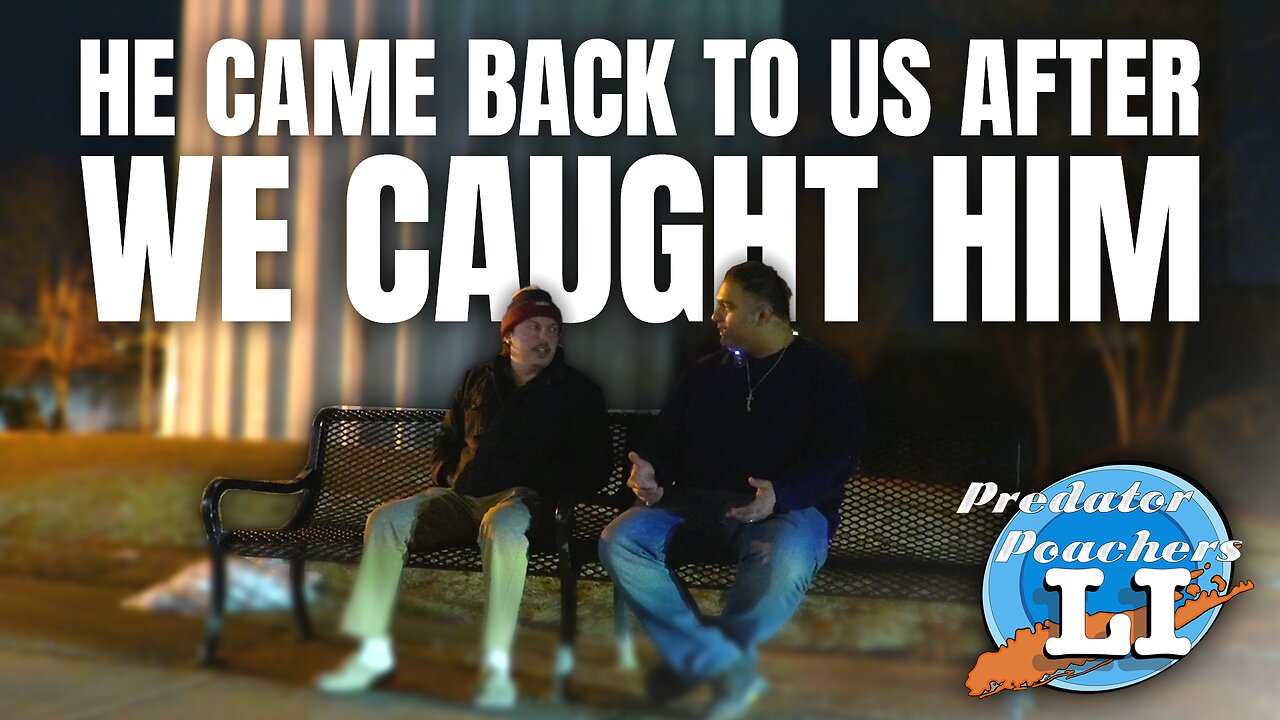 He Came Back to Talk to Us After We Caught Him...
