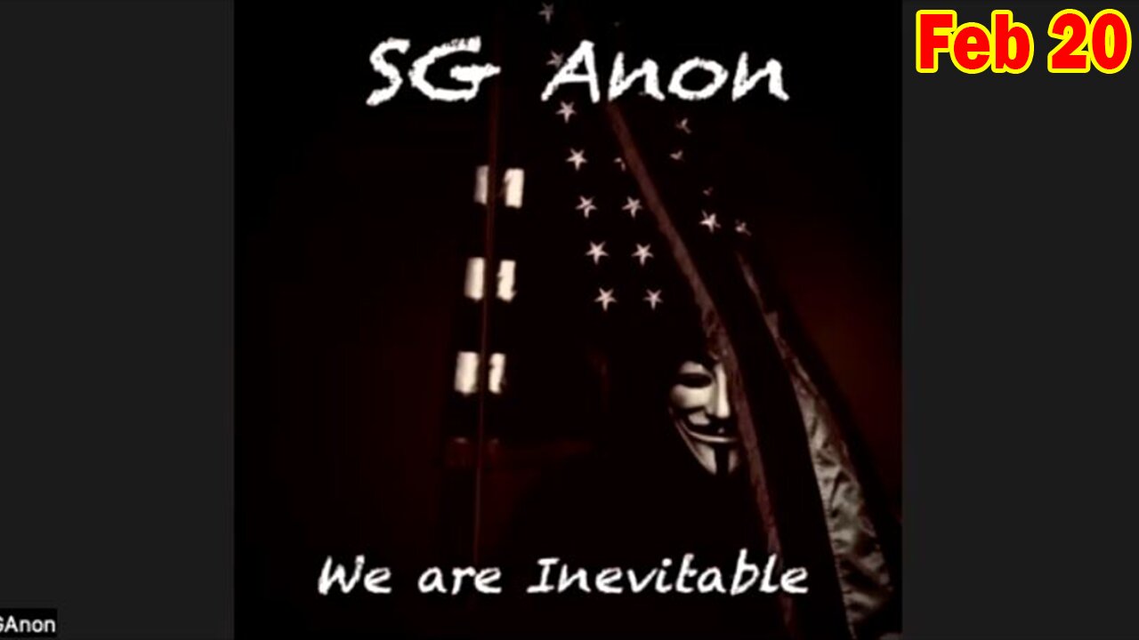 SG Anon & Francine HUGE Intel Feb 20: "BOMBSHELL: Something Big Is Coming"