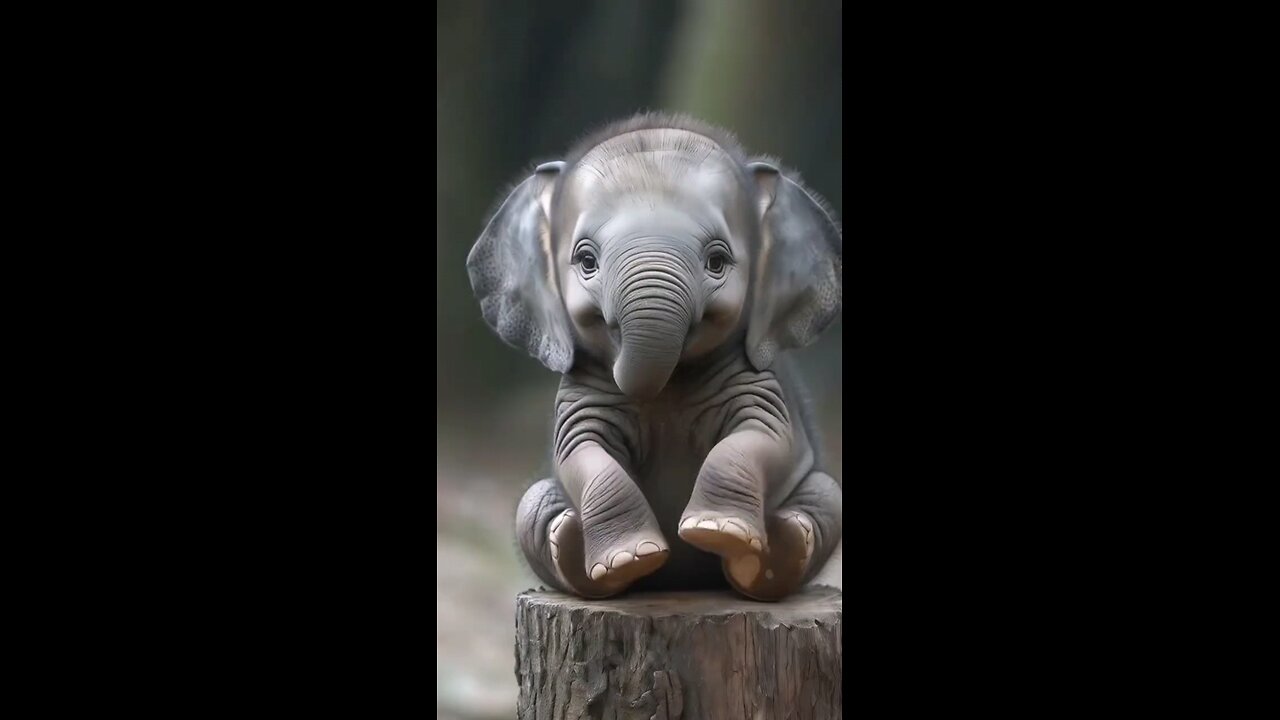 baby elephant doing fun | lovely animal