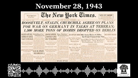 #OnThisDay November 28, 1943: Summit Resolve