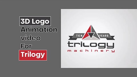 Trilogy 3D Logo Animation Animated by MotionGility