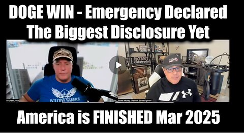 Scott McKay & Michael Jaco Emergency Declared "DOGE WINNING" - The Biggest Disclosure Yet