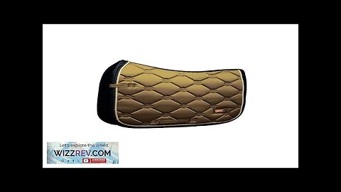 EQUESTRIAN STOCKHOLM DRESSAGE SADDLE PAD GOLDEN BRASS COB Review