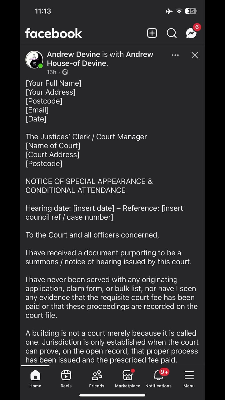 Andrew Devine : courts