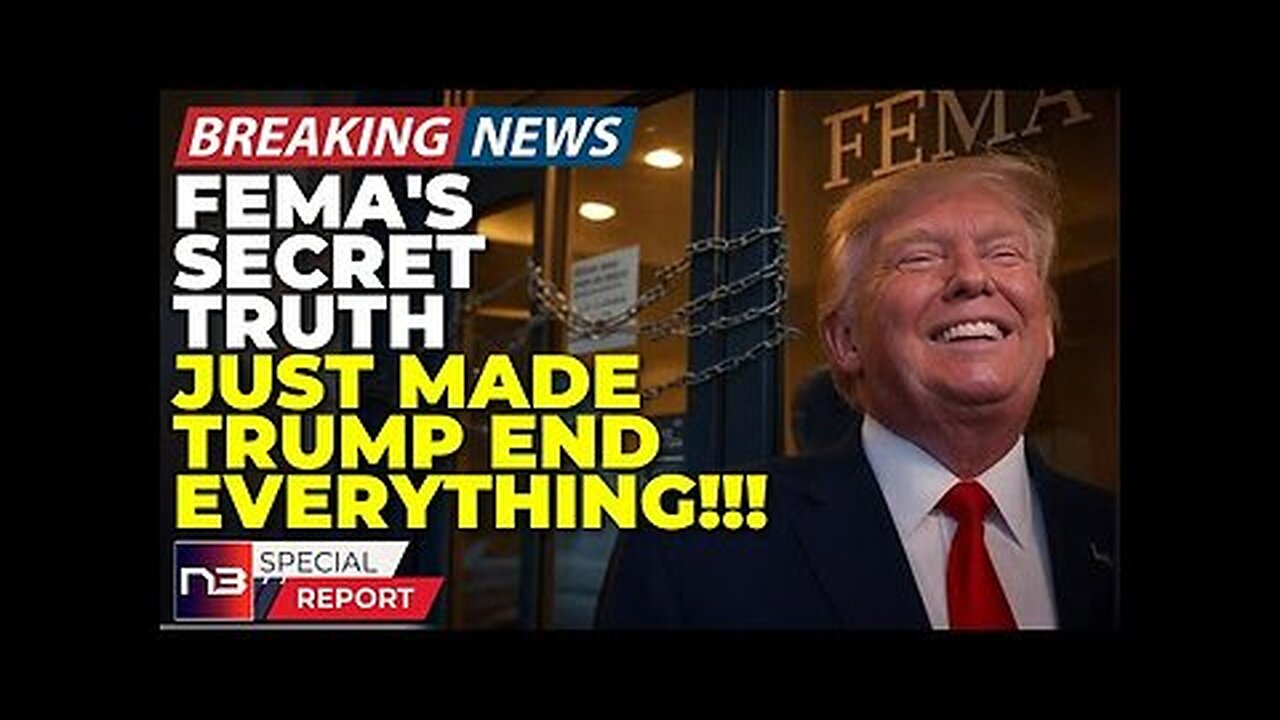 Breaking: The Real Reason Trump's Ending FEMA Just Leaked And No One Can Believe It's True