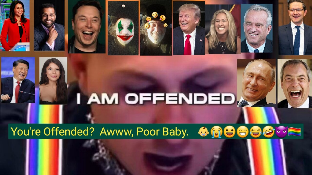 SJW Rainbow Mafia Person Is Offended. 👶😭😀😁😂🤣😈🏳️‍🌈