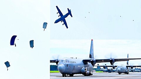 Airlift Squadron and SOCPAC HALO Jumps at Yokota Air Base in Japan.