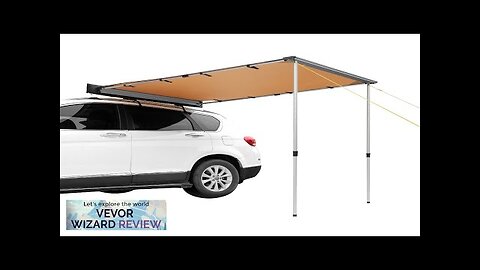 VEVOR Car Side Awning Large 6.6' x 8.2' Shade Coverage Vehicle Awning Review