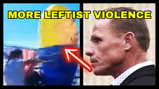 Man ATTACKS Trump Inflatable Costume