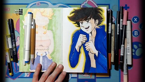 Joe Yabuki IS Tomorrow's Joe: Pencil Sketch to Full Color