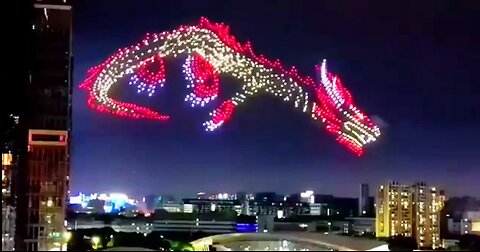 China has Staged the World's Largest Drone Show with Large-scale Special Effects
